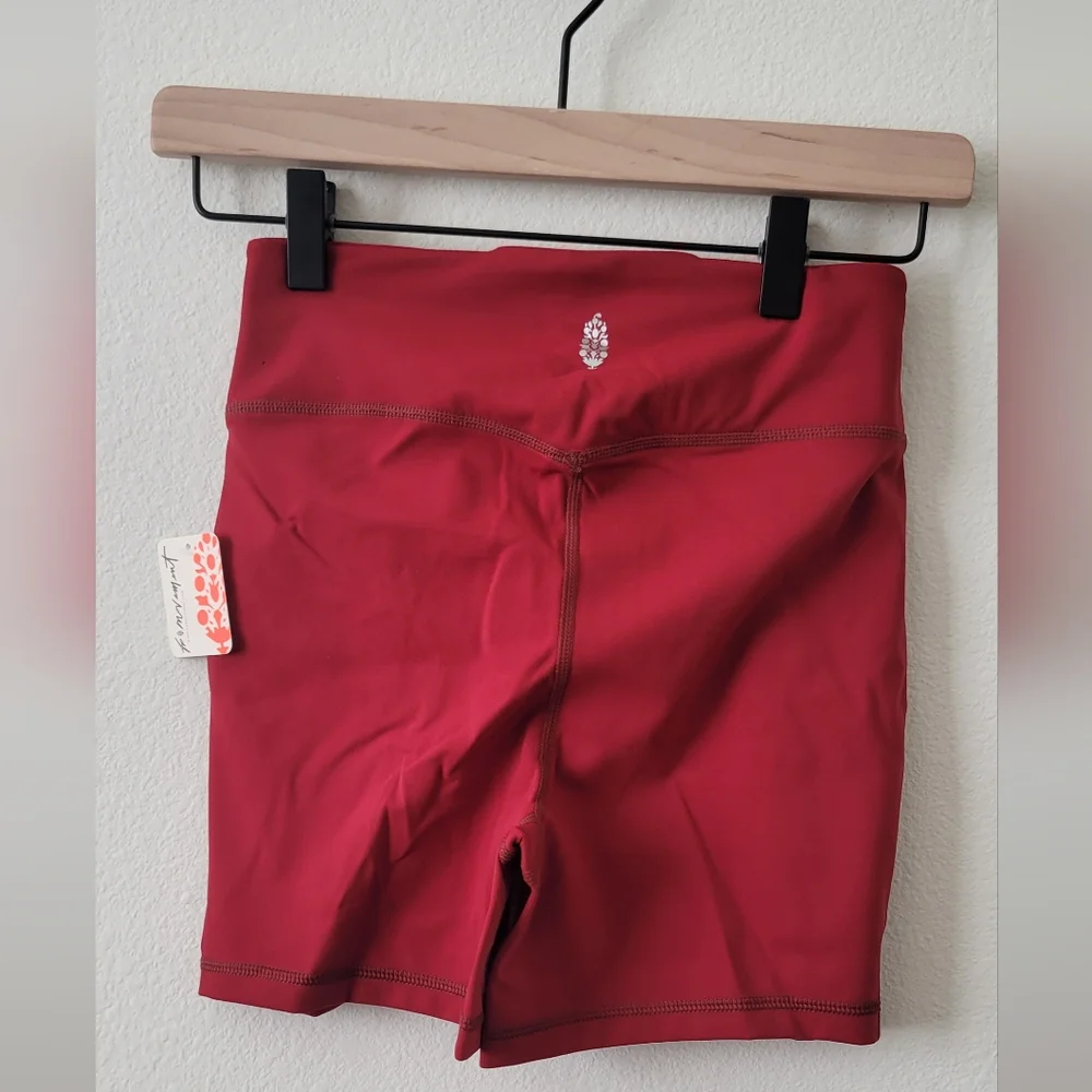 Free People Movement Wave Rider Twist Tie Front High Rise Bike Short - Picture 2 of 7